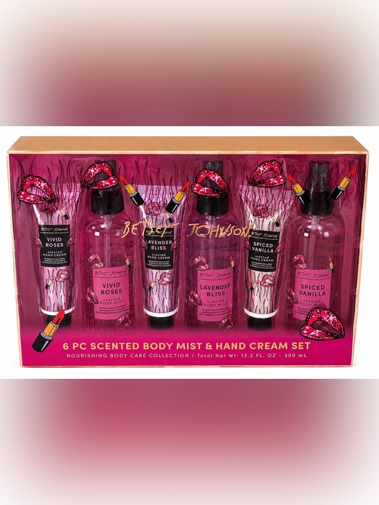 Betsey Johnson Other - Betsey Johnson 6 Pc Body Mist & Hand Cream Gift Set